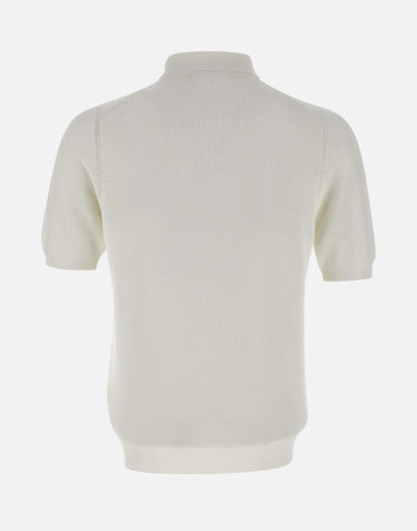 Polo in crepe di cotone PL1MC CR14P001 FILIPPO DE LAURENTIIS 