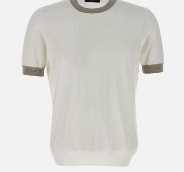 Maglia a maniche corte in cotone 57135 20671002 GRAN SASSO 
