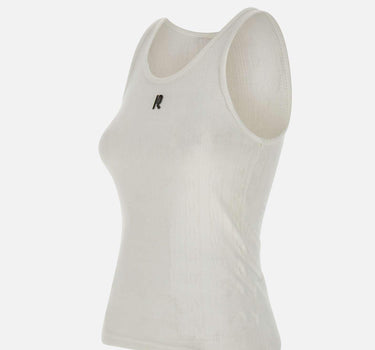 Top  in jersey pointelle di cotone 25PJTE168CO0557 P100 RABANNE 