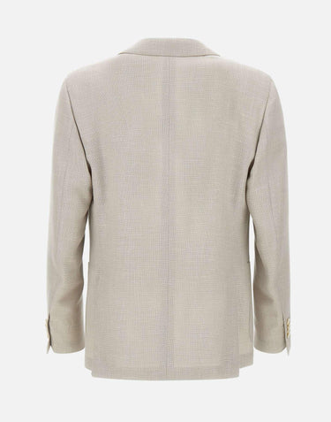 Blazer  in lana, seta e lino ES688AE77 ESIF64523150 LARDINI 