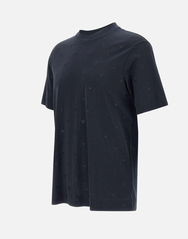T-shirt  cotone e lyocell EM001400 AF10017FB234 EMPORIO ARMANI 
