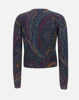 Cardigan in lana e cashmere WRKP0009 AV714X0887 ETRO 