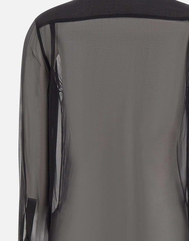 "Sheer Silk tuxedo shirt" 32126 1433 FILIPPA K 