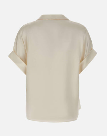 Camicia in seta a maniche corte M80CAMM30 TSE0I00100 ELEVENTY 