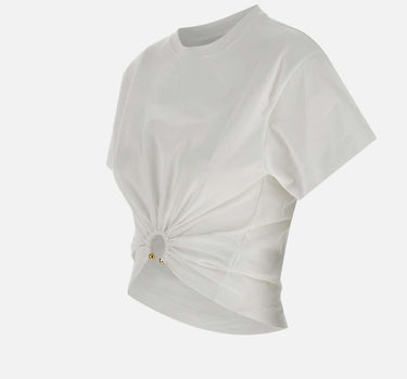 T-shirt in cotone 23AJTO539CO0485 P109 RABANNE 