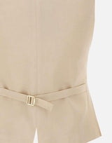 Gilet in tela di lino 2616151012600 007 MAX MARA STUDIO 