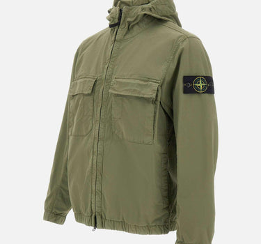 Giacca in twill di cotone stretch 4100077S0A10 V005G STONE ISLAND 