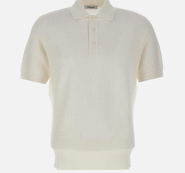 Polo in cotone punto alveare 301526 001 KANGRA 