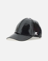 Cappello da baseball in vinile "Reedition" PERACT002VY0014 BLACK COURREGES 