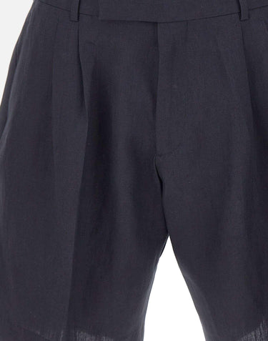 Shorts in lino M1R919ZV01427 49A PAUL SMITH 