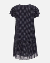 Abito a pois in crepe di viscose RPJCF025 3003 KAOS 