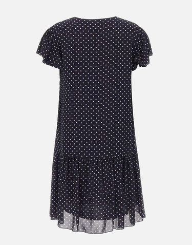 Abito a pois in crepe di viscose RPJCF025 3003 KAOS 