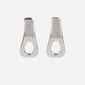 "Organic pair earrings on the design of our iconica 1969 bag chain" 25ABB0436MET767 P040 RABANNE 