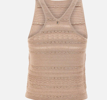 Top in maglia traforata CA6238MA06S A4389 LIU-JO 
