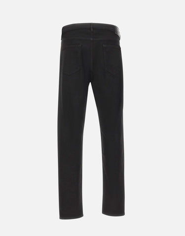 Pantaloni con fit affusolato in denim elasticizzato 50560463 001 BOSS 