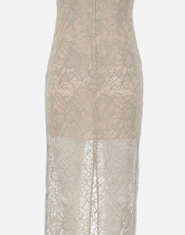 Abito lungo a tubino con pizzo floreale 115700 039 ROTATE BIRGER CHRISTENSEN 