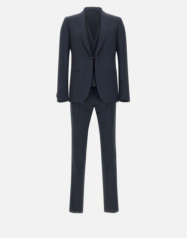 Completo da cerimonia tre pezzi in fresco lana 258T53 25982360018R CORNELIANI 
