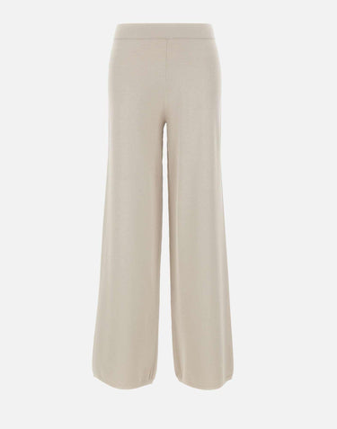 Pantaloni palazzo in maglia rasata 193915 158 KANGRA 