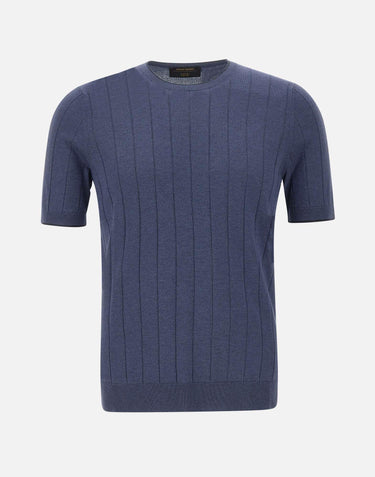 Maglia in seta a maniche corte 43116 23510570 GRAN SASSO 