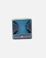 Portamonete  a tacco quadrato in pelle PU2634B2 BLU2 PIQUADRO 