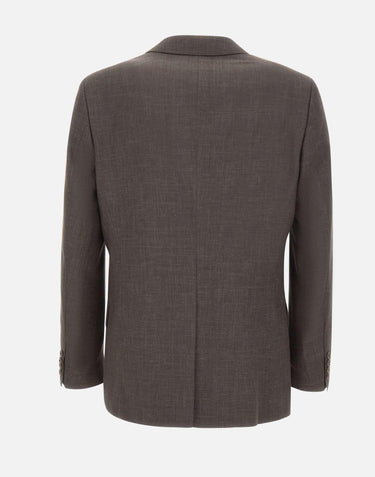 Blazer slim fit in misto lana 50563579 208 BOSS 