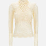 Top in pizzo a maniche lunghe 26PJT0174PA0170 P105 RABANNE 
