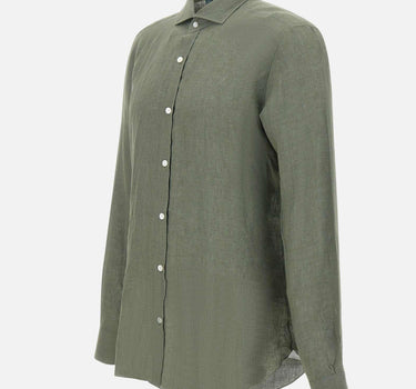 Camicia in  lino LFU02P0147029U 0003 BARBA 