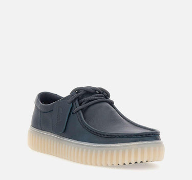 Stringata "Torhill Lo" in pelle 176216 NAVY CLARKS 