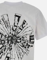 "Textured SS Tee Brilliant t-shirt" P104JWSH225 WHITE PURPLE BRAND 