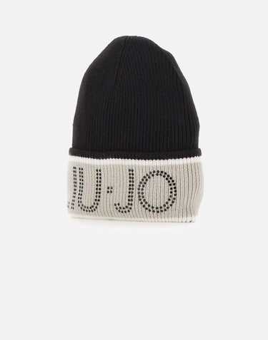 Berretto con logo 2F5011M0300 22222 LIU-JO 