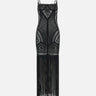 Abito ricamato in tulle illusion 250WCW00202 PLL001RA100 THE ATTICO 