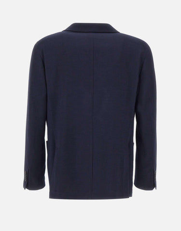 Blazer in misto lana con micro texture 4032G2034 26312289 MANUEL RITZ 