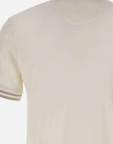T-shirt con profili a righe M75TSHM13 TES0M291010301 ELEVENTY 
