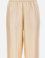 Pantaloni "Kadala" KADALA ECRU LOULOU DE SAISON 