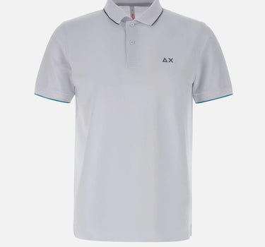 "Small stripes on collar polo" A35110 01 SUN68 