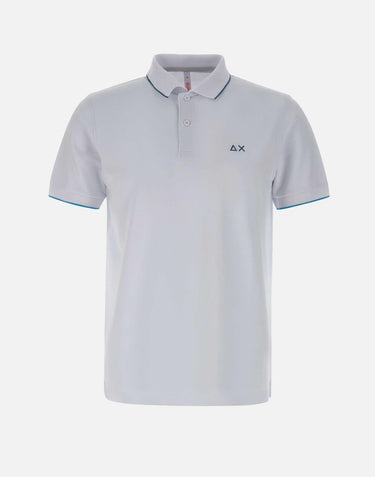"Small stripes on collar polo" A35110 01 SUN68 