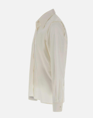 Camicia con impunture a vista SH2DT0047 M35256101 MM6 MAISON MARGIELA 