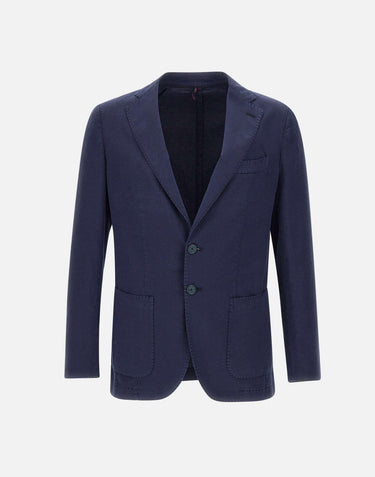 Blazer in misto cotone e mohair DS2538 GL797MFBTB78B SANTANIELLO 