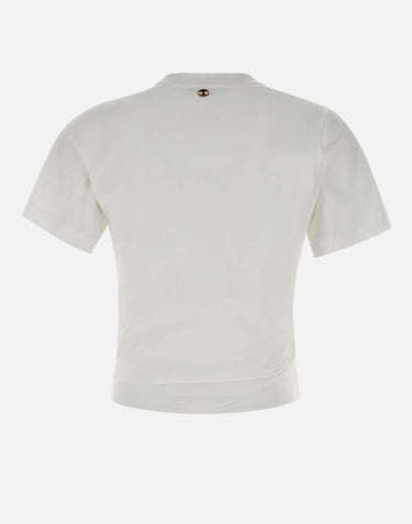 T-shirt in cotone 23AJTO539CO0485 P109 RABANNE 