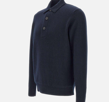 Polo in maglia di lana e cashmere PL3ML WC7R891 FILIPPO DE LAURENTIIS 
