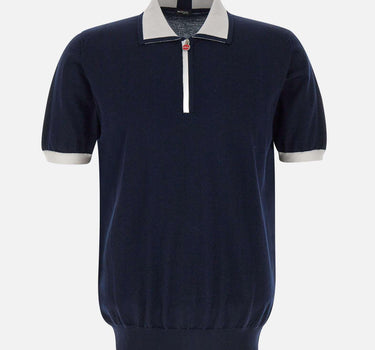 Polo mezza zip UMK0571V111A 00K KITON 
