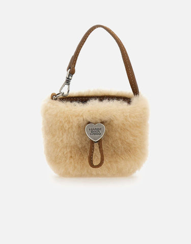"Shearing drawstring pouch" FF011721 BEIGE MARGESHERWOOD 