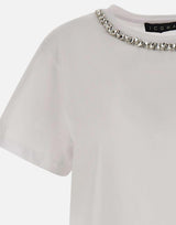 T-shirt con dettaglio gioiello SP5DK001 1019 KAOS 