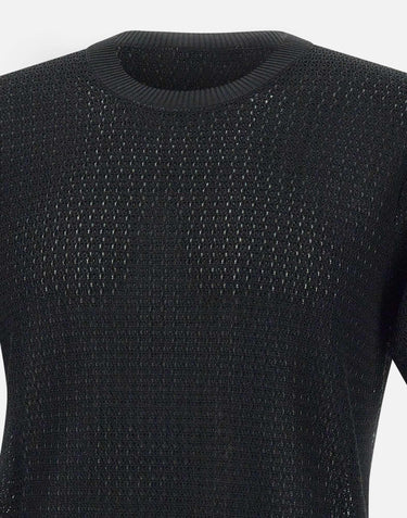 T-shirt  in filato di cotone e viscosa 100221 013 KANGRA 