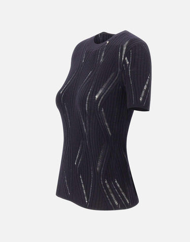 T-shirt in maglia CA6196MA77Q P9583 LIU-JO 