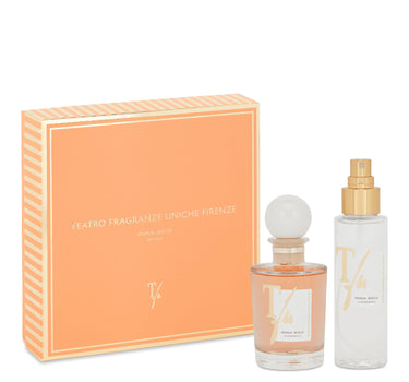 Gift Box Fragranza Ambiente 100ml + Fragranza Tessuti 100ml "Papaia Ibisco" GIFTBOXPIBTFU 100ML TEATRO FRAGRANZE UNICHE FIRENZE 