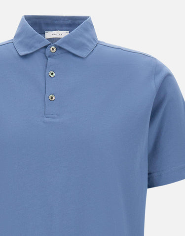 Polo in cotone Supima DK87102 INDACO DIKTAT 