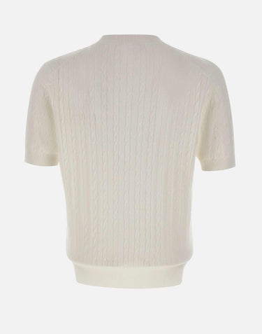 Maglia a maniche corte a trecce 30002106 001 KANGRA 