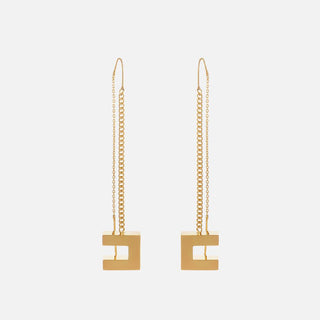 Orecchini pendenti con logo OR16A56E2 U95 ELISABETTA FRANCHI 