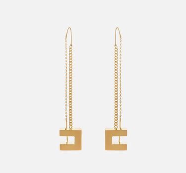 Orecchini pendenti con logo OR16A56E2 U95 ELISABETTA FRANCHI